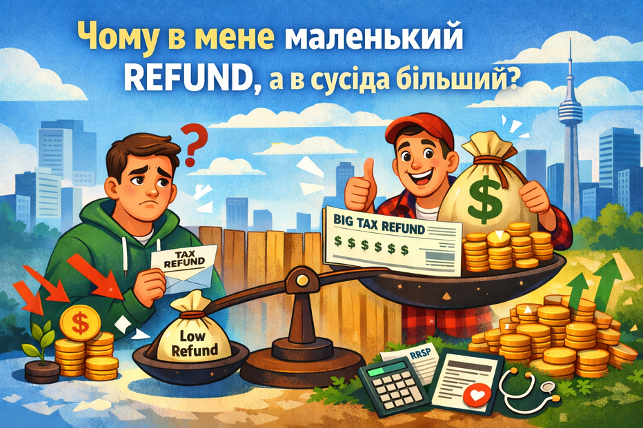 Чому в мене маленький refund, а в сусіда більший?
