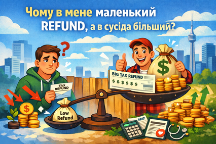 Чому в мене маленький refund, а в сусіда більший?
