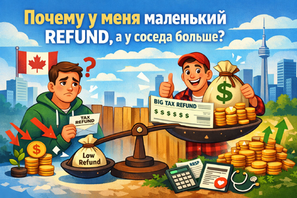 Почему у меня маленький refund, а у соседа больше?